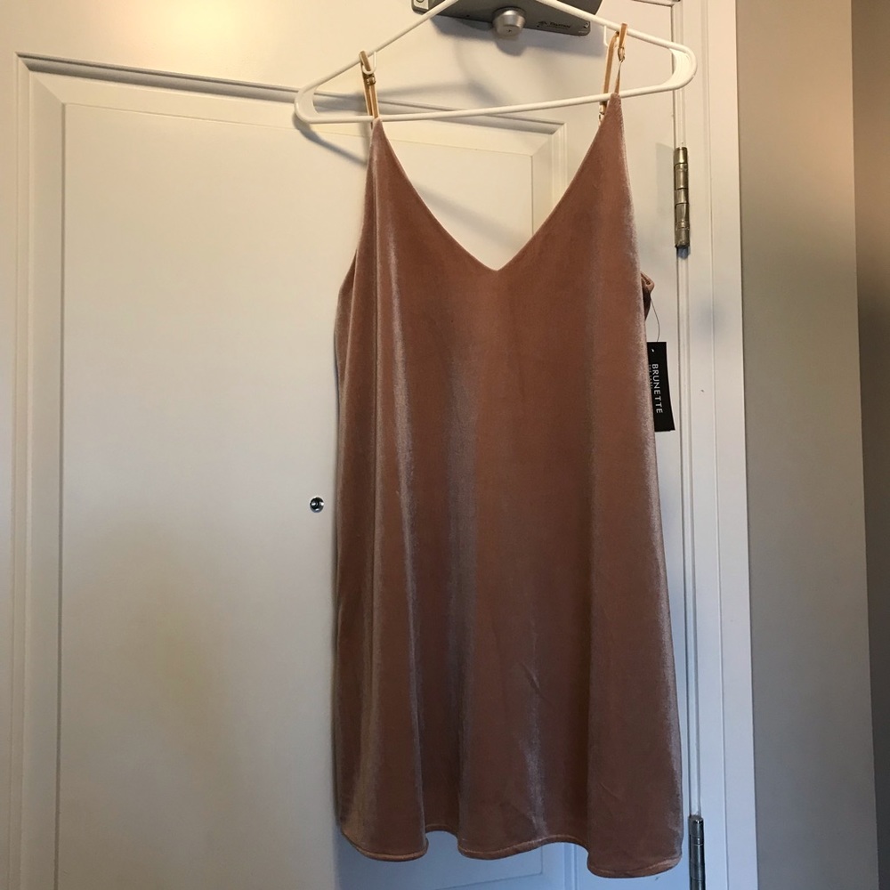 Velvet dress. Brunette the Label